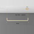 Lustre Pendente Moderno Minimalista Linea Led