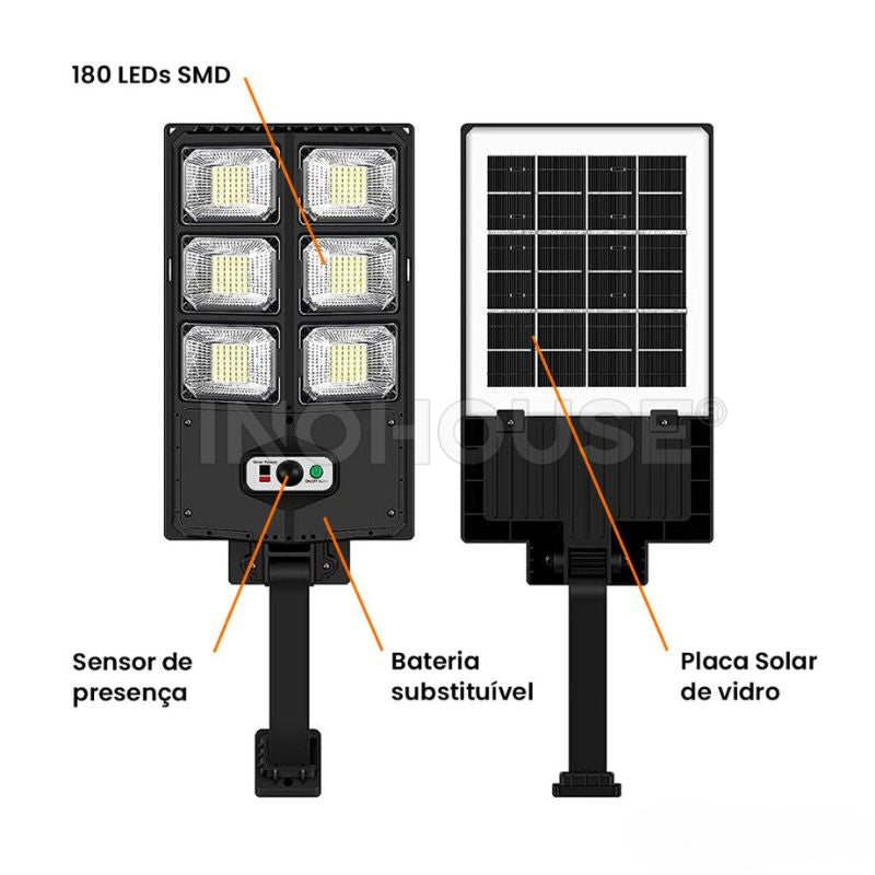 Luminária Solar 300W Externa