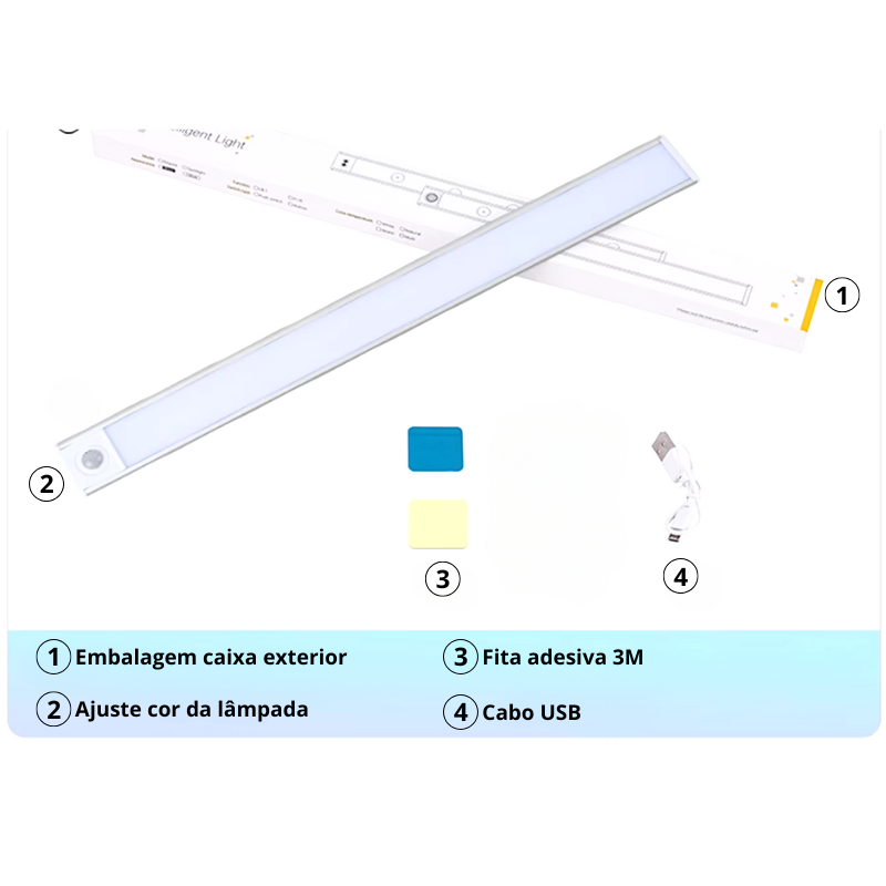 Luminária Sem fio Magnética