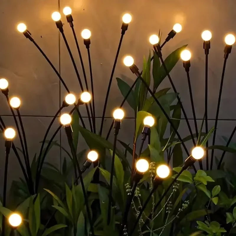 Luminária Solar Vagalume Firefly para Jardim Encantado