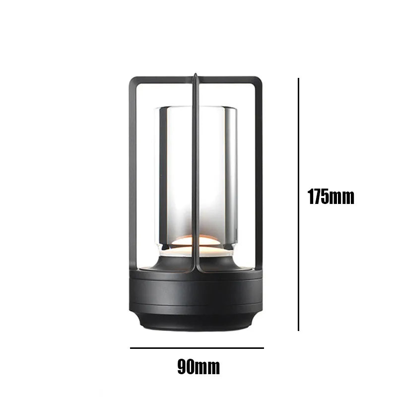 Luminária de Mesa Led Com Dimer Recarregável